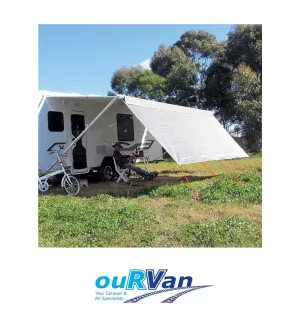 Coast V2 Sunscreen W4025mm X H1800mm T/s 14' Cf Awning