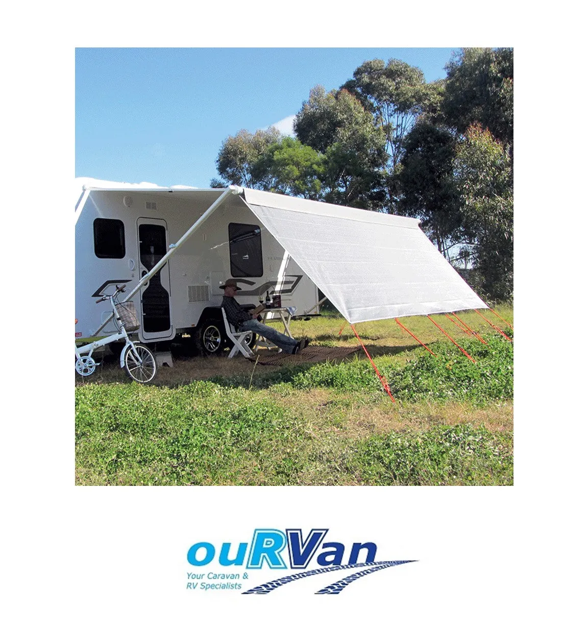 Coast V2 Sunscreen W4025mm X H1800mm T/s 14' Cf Awning