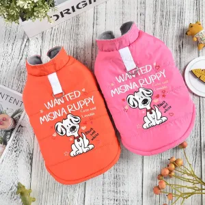Cute Doggie Dog Costume | Soft Fleece Winter Jacket Coat for Puppies XS to XXXL | Warm Harness Vest for Cats, Chihuahua, French Bulldog, Terrier