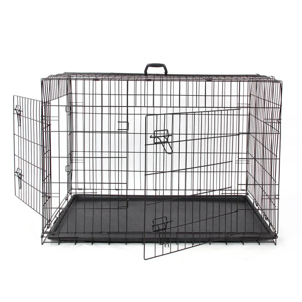 Dog Crate Home Folding Kennel - L 106L x 71W x 77Hcm