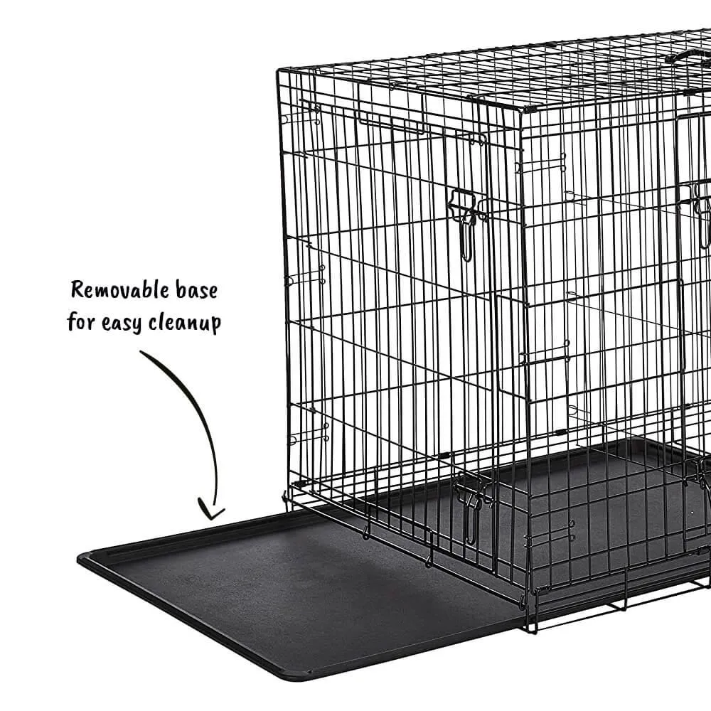 Dog Crate Home Folding Kennel - L 106L x 71W x 77Hcm