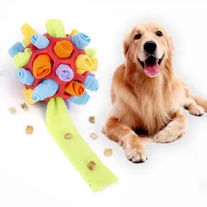 Dog Sniff & Snack Puzzle Snuffle Ball Toy