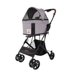 Ibiyaya Tri-fold Travel Stroller [Nimbus Grey]