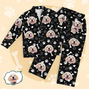 Personalized Pet Photo Pajama Set - Dog Cute Face