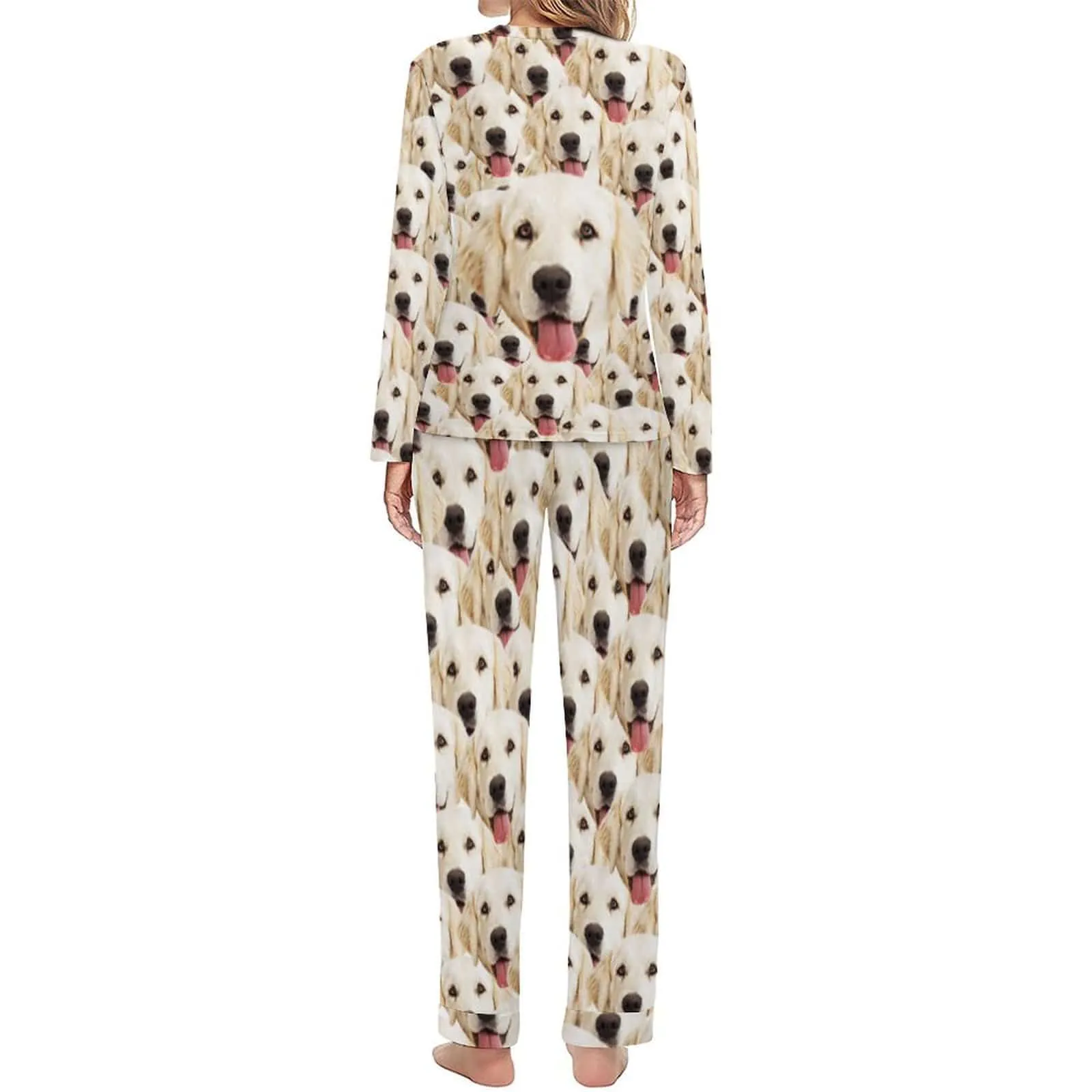 Pet Face Pajama Set with My Lovely Dog Personalized Men's Pajamas Summer Loungewear