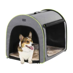 PETSFIT Portable Soft Collapsible Dog Crate Travel Soft Kennel