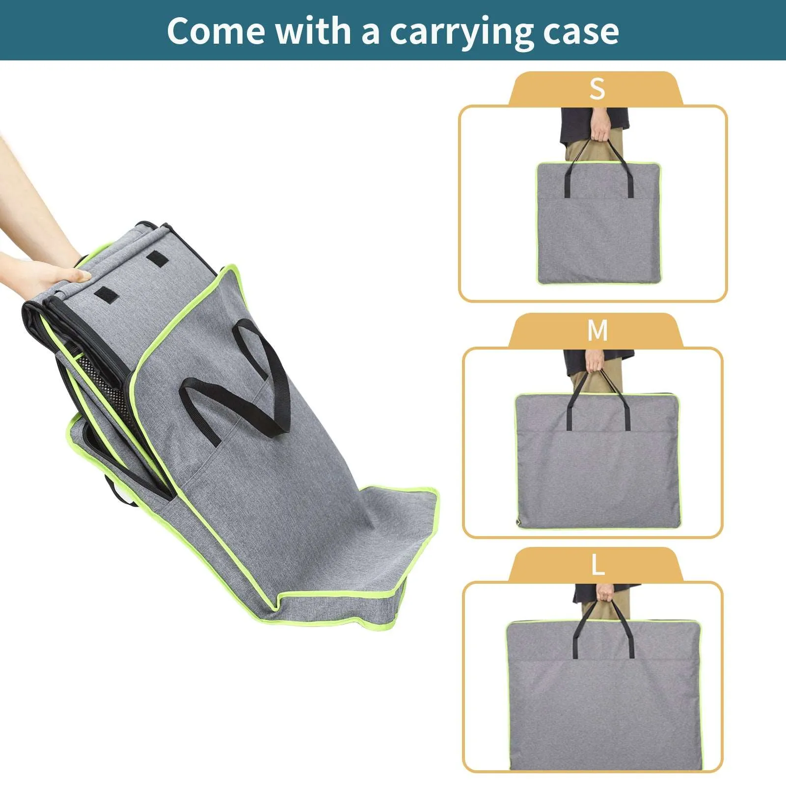 PETSFIT Portable Soft Collapsible Dog Crate Travel Soft Kennel