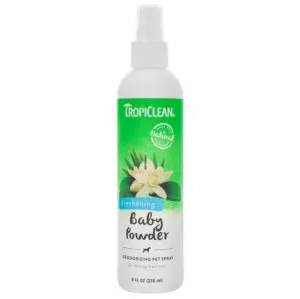 TROPICLEAN Baby Powder Deodorizing Pet Spray (Cologne) 236ml